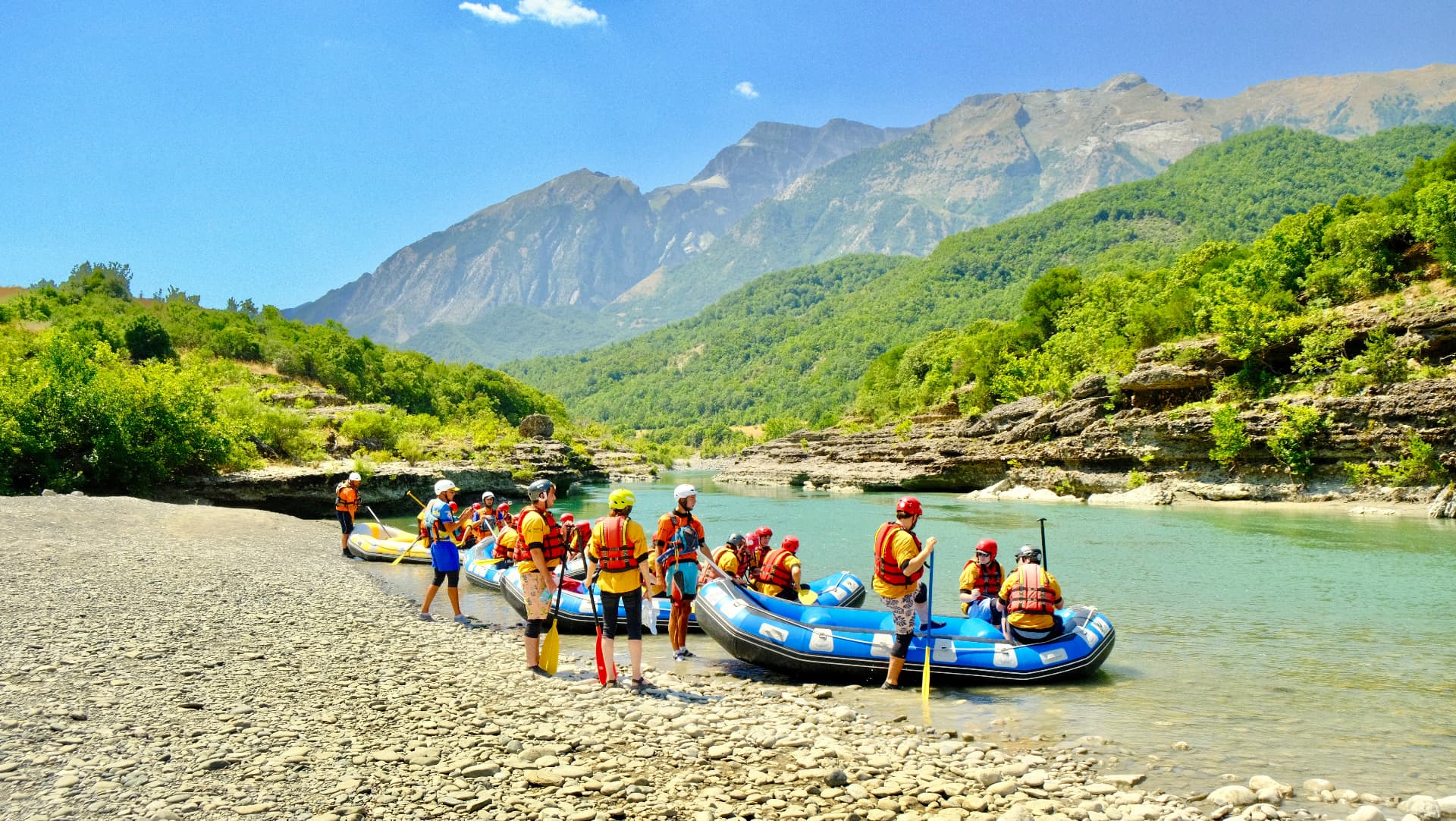Albanian mountain valley